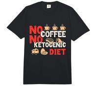 No Coffee Dieta a Basso Contenuto di carboidrati Amante del caffè Amante della Dieta chetogenica Comfort Colors Adult Heavyweight T-Shirt