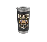 No Coffee No Greco Antichi Dei Amanti del Caffè Mitologia Greca Bicchiere termico in acciaio inox doppia parete
