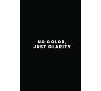 No color, just clarity - Layerless by CMSS: Unlined Journal for Thoughts, doodles and quiet reflection
