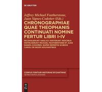 No Contributor Chronographiae Quae Theophanis Continuati Nomi (Copertina rigida)