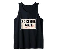No Credit Given Don't Ask - Motivo retrò Regalo Chef Canotta