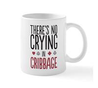 No Crying In Cribbage Tazza Colazione Con Manico Tazze Eleganti Mug Per Ufficio Cucina Tè 330Ml