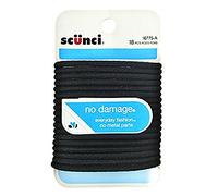 No Damage Elastic Hair Bands, Black by Scunci