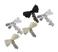 No Damage Soft Elastic Spiral Hair Ties - Professional Gentle Hold for Thick & Curly Hair, Women's No Dent Spiral Hair Bands, 5 Pack Elastic Reusable Ponytail Holders Comfy (FS-D)