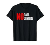 No Data Center Maglietta con Stampa Grafica Economica