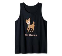 No Drama Baby Deer Vintage Gothic Canotta