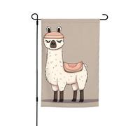 No Drama Llama Bandiere per esterni 30,5 x 45,7 cm Stampa su entrambi i lati Bandiera da giardino Bandiere per esterni Bandiera per vacanze Banner con occhielli Bandiera per casa cortile per fattoria