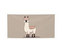 No Drama Llama Banner Sign per Outdoor Indoor Compleanno Sfondo Poster Decorazioni per feste Forniture Foto Sfondo con Occhielli Bandiera da parete personalizzata