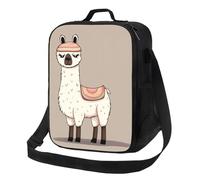 No Drama Llama Borsa per il pranzo per donne e uomini adulti Scatola per il pranzo isolata riutilizzabile a prova di perdite Borsa per il pranzo di grande capacità Contenitore per alimenti portatile