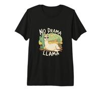 No Drama Llama Fun Cactus a Tema desertico Maglietta Premium