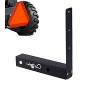 No Drill 14 Inch Slow Moving Vehicle Sign Bracket For Tractor | Heavy Duty Rustproof Steel Mounting Bracket Kit For 14 Inch Slow Moving Vehicle Signs On Tractors And Golf Carts No Drills