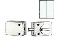 No Drill Glass Door Lock | Blocco di sicurezza in lega di zinco per porte