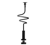 No Drill Spiral Camera Mount - Universal Security Bracket | Camera Holder Base | For Indoor Outdoor Home , Screw Fix 360 Rotation ABS Durable Stable Easy Install Wall Ceiling
