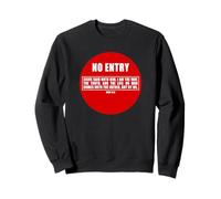 No Entry - No Man Comes To The Father John 14:6 Warning Sign Felpa