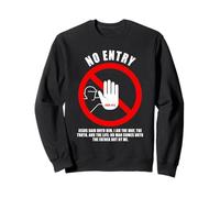 No Entry - No Man Comes To The Father John 14:6 Warning Sign Felpa