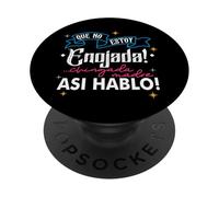 No Estoy Enojada, Asi Es Mi Cara, Latina Chingona Cabrona PopSockets PopGrip Adesivo