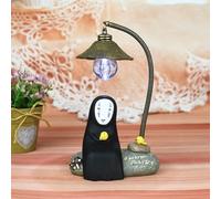 No Face Man Night Light Chi to Chihiro Lampada da tavolo Lampada da tavolo Miyazaki Hayao Anime Kaonashi decorazione per la casa lampada notturna decorativa No Face