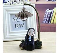 No Face Man Night Light Chi to Chihiro Lampada da tavolo Lampada da tavolo Miyazaki Hayao Anime Kaonashi decorazione per la casa lampada notturna decorativa No Face