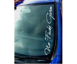 No Fcks Dato Odiato Parabrezza Finestra Personalizzato Frase Auto Adesivi Vinile