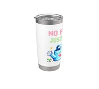 No Fighting Just Farming Gioco Cozy Pixel Zucca Bicchiere termico in acciaio inox doppia parete