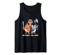 No Flight - all Fight Fun Bird Psychology Joke Canotta