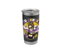 No Gender Skeleton Non Binary Iced Coffee Prezzo LGBTQ Bicchiere termico in acciaio inox doppia parete