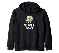 No Golf Oggi Divertente Triste Stickman Golfisti Felpa con Cappuccio