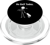 No Golf Oggi Triste Stick Man Trascinare Una Borsa Da Golf PopSockets PopGrip per MagSafe