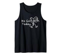 No Golf Today Funny Sad Stickman Golfer Canotta