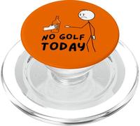 No Golf Today Funny Sad Stickman Golfer Golfers PopSockets PopGrip per MagSafe