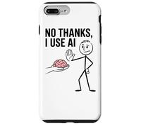 No Grazie Uso Ai Meme Divertente Machine Learning Data Science Custodia per iPhone 7 Plus/8 Plus