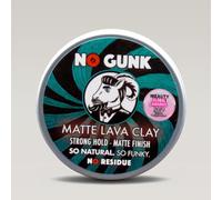NO GUNK - Argilla lavica opaca - 100% naturale per capelli da uomo - Tenuta forte - Ingredienti naturali e biologici (50g, Rosemary • Tea Tree • Cedarwood)