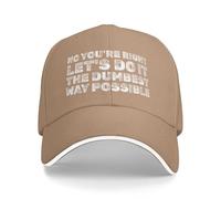 No, hai ragione, facciamolo nel modo più stupido possibile. Cappello da ba