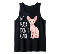 No Hair Don't Care Sphynx Cat Canotta