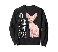 No Hair Don't Care Sphynx Cat Felpa