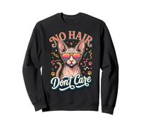 No Hair Don't Care Sphynx Cat Felpa