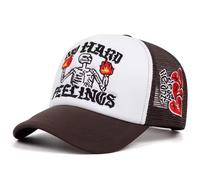 No Hard Feelings - Cappello Heartbreak, Marrone, Taglia unica
