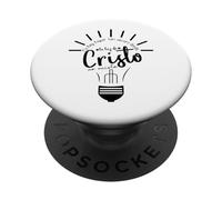 No hay lugar tan oscuro donde la luz de Dios no brille PopSockets PopGrip Adesivo