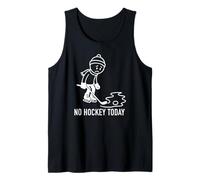 No Hockey Oggi Divertente Per Un Amante Giocatore Di Hockey Su Ghiaccio Canotta