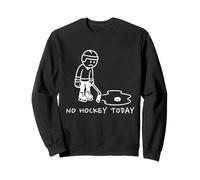 No Hockey Oggi Divertente Per Un Amante Giocatore Di Hockey Su Ghiaccio Felpa