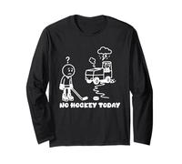 No Hockey Oggi Divertente Per Un Amante Giocatore Di Hockey Su Ghiaccio Maglia a Manica