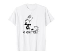 No Hockey Oggi Divertente Per Un Amante Giocatore Di Hockey Su Ghiaccio Maglietta