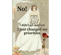No, I didn't get married. I just changed my priorities.: “Priorities change, perspectives shift, and the freedom to write your own story is the ... Women, Cute Vintage Journal for Notes, D