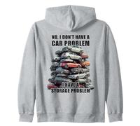 No I Don't Have a Car Problem I Have a Storage Problem Men's Felpa con Cappuccio