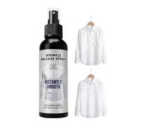 No-Iron Remover Spray - De- & Freshen Clothes In Seconds, Quick-Dry Formula With Natural, Eliminates Creases Without An Iron Or Steamer