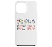 No Jesus No Peace Christian Be Still & Know Jesus Know Peace Custodia per iPhone 13 Pro Max