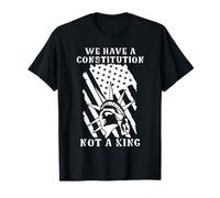 No Kings America We Have a Constitution Not a King Protest Maglietta