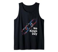 No Kings Day American Chain Together Rosso Bianco Blu Canotta