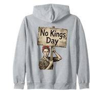 No Kings Day Protesta delle Donne Felpa con Cappuccio