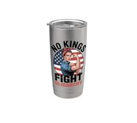 No Kings Fight Oligarchy Bicchiere termico in acciaio inox doppia parete
